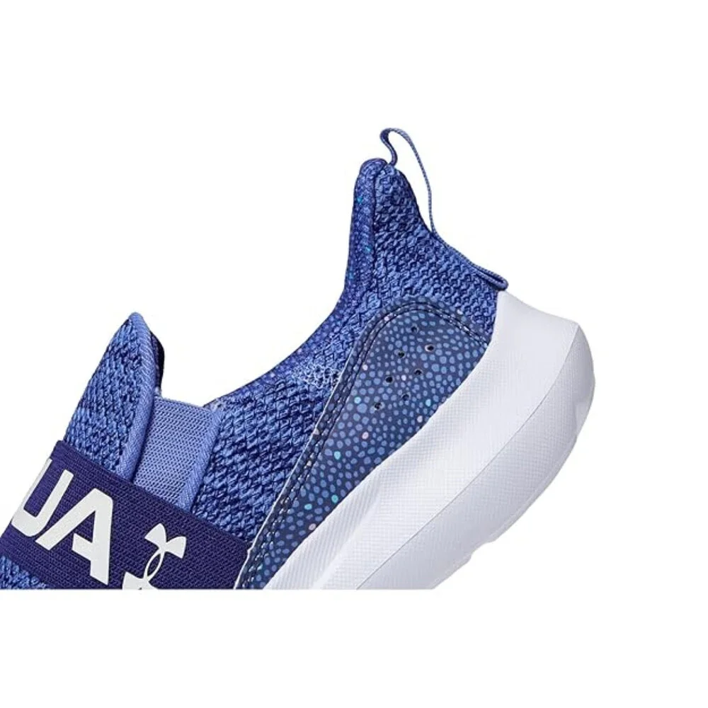 Under Armour Surge 3 Sneakers Kids US 6.5 Baja Blue Slip On Running Shoes GAL969